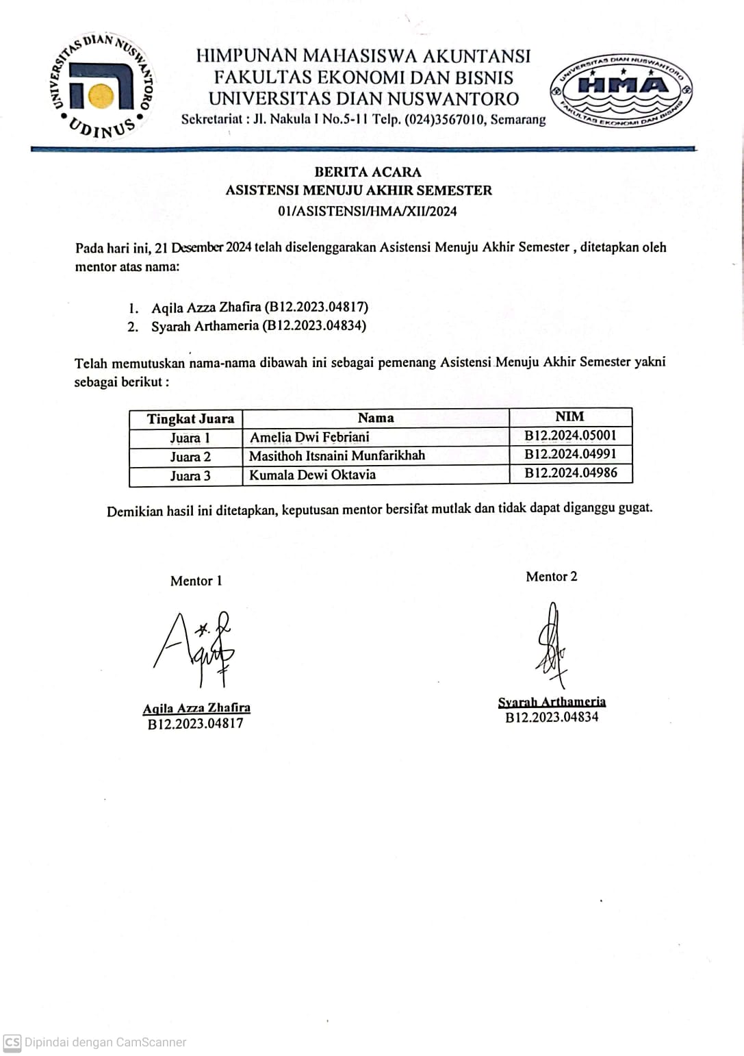 Berita Acara